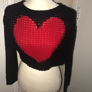 Black & Red Knitted Sweater
